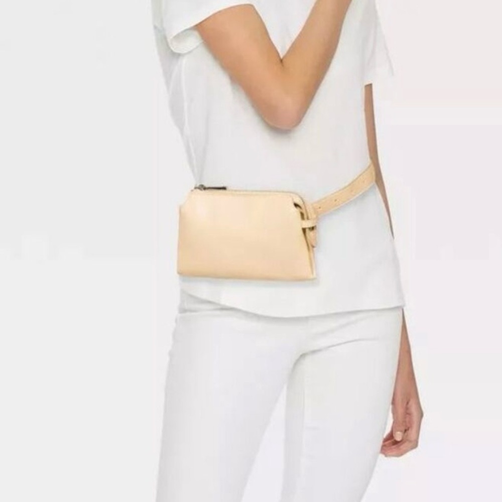 A New Day Double Gusset Fanny Pack Belt Bag in Yellow. NWT.